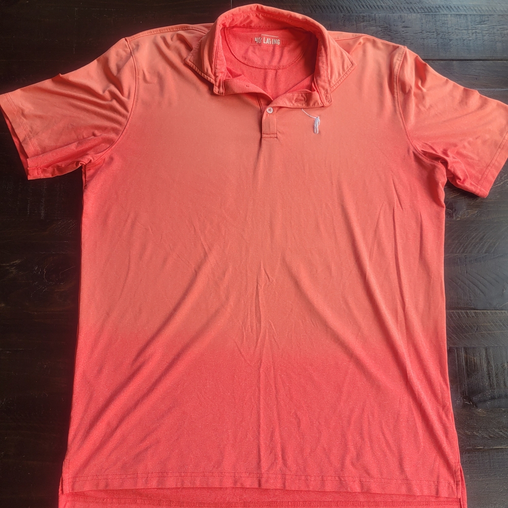 Men's Coral Polo Shirt